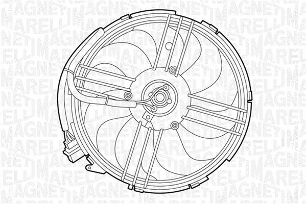 MAGNETI MARELLI Вентилятор, охлаждение двигателя 069422264010